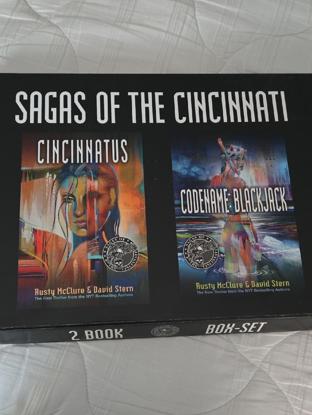 Sagas of the Cincinnati Box Set - Black Hardcover with Color Book Covers